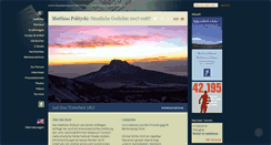 Desktop Screenshot of matthias-politycki.de