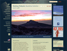 Tablet Screenshot of matthias-politycki.de